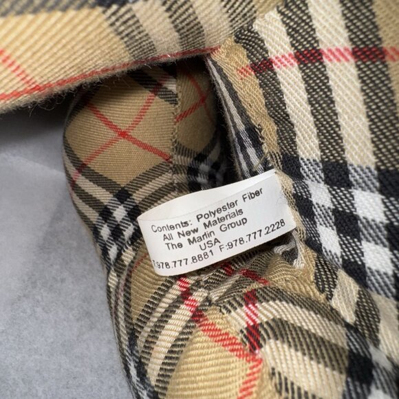 VINTAGE BURBERRY TEDDY BEAR PLUSH FRAGRANCE NOVA CHECK RARE FIND - Picture 5 of 7